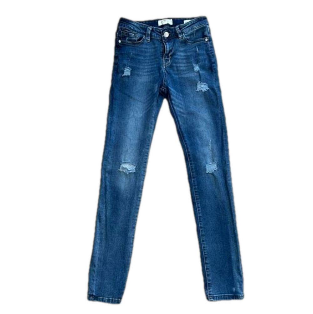 Girls size 16 skinny roll cuff Jessica Simpson jeans